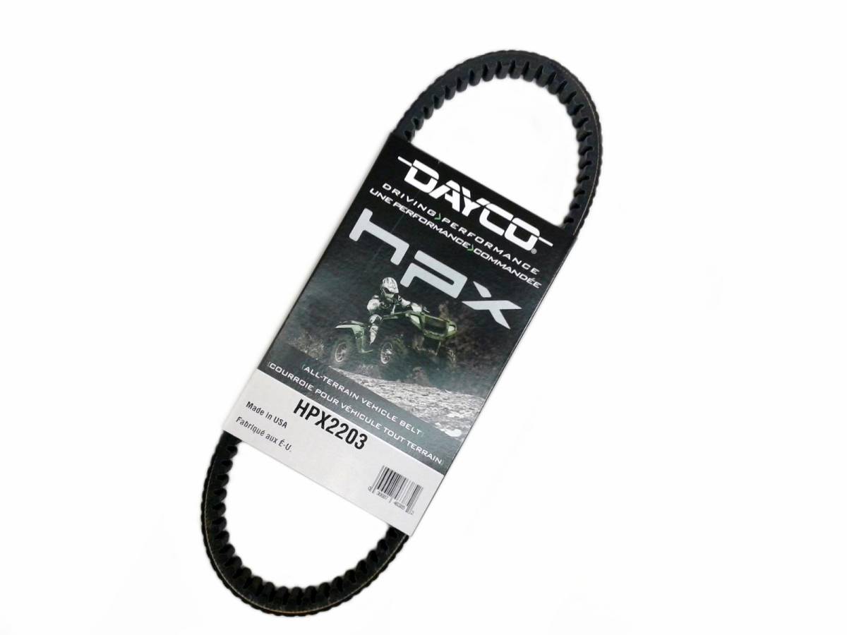 without engine braking Dayco HPX Drive Belt for Polaris ATV Replaces 3211077
