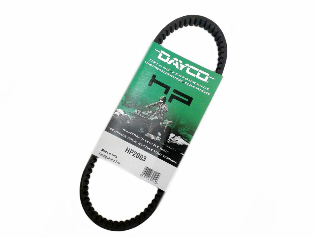 without engine braking Dayco HPX Drive Belt for Polaris ATV Replaces 3211077