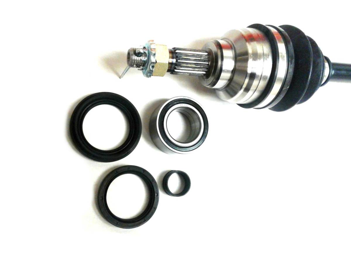 East Lake Axle Front cv axles wheel bearings & seals set compatible with Honda TRX300 1996 1997 1998 1999 2000 