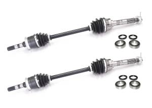 Front CV Axle Pair with Wheel Bearings for Kawasaki Mule 2510 3010