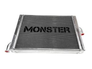 MONSTER AXLES - Monster Performance Radiator for Polaris RZR Turbo 1241117, 3003 Aluminum