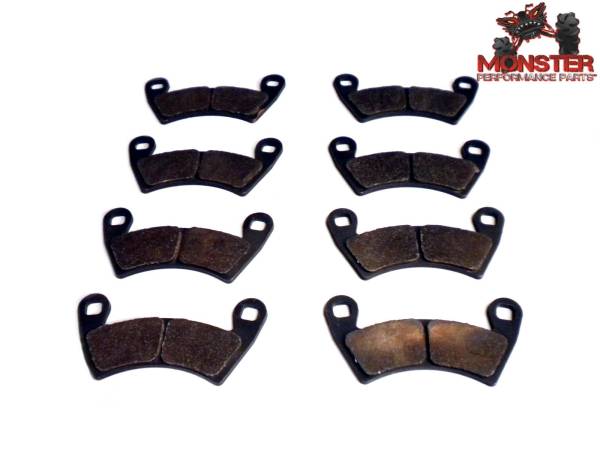 ATV Parts Connection - Monster Brakes Set of Brake Pads replacement for Polaris 2203747, 2205949