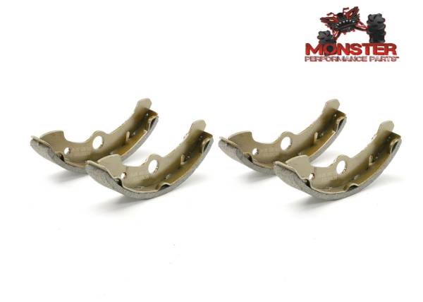 Monster Performance Parts - Monster Brakes Pair of Brake Shoes replacement for Yamaha 3HN-W2535-00-00, 3HN-W2535-10-00
