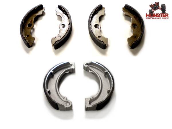Monster Performance Parts - Monster Brakes Set of Brake Shoes replacement for Honda 451A0-HC5-670, 06450-HC5-405