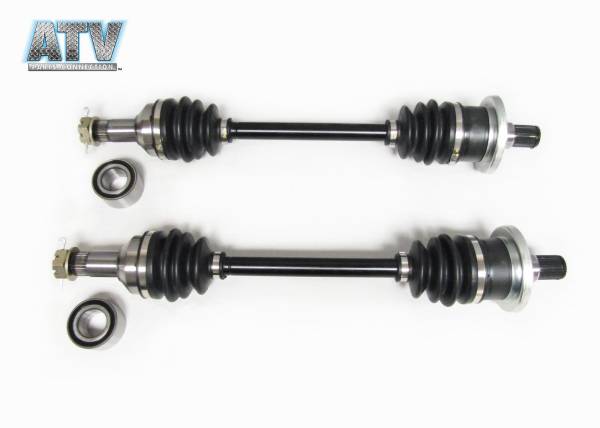 ATV Parts Connection - Rear Axle Pair with Wheel Bearings for Arctic Cat 400 500 550 650 700 1000 4x4