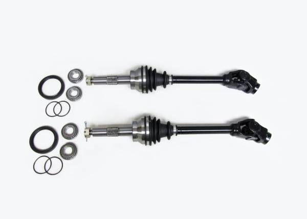 ATV Parts Connection - Front Axle Pair with Wheel Bearing Kits for Polaris 2200960, 3610019