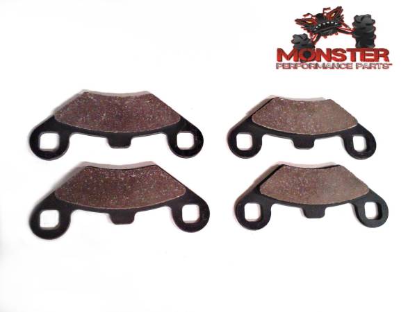Monster Performance Parts - Monster Set of Front Brake Pads for Polaris ATV, 1910333, 2201398, 2202412