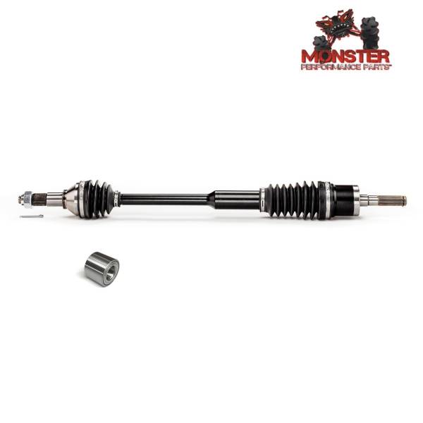 MONSTER AXLES - Monster Front Right Axle with Bearing for Can-Am Maverick 1000 13-18, XP Series