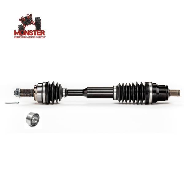 MONSTER AXLES - Monster Front CV Axle with Bearing for Polaris Sportsman & Scrambler, XP Series