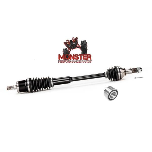 MONSTER AXLES - Monster Front Left Axle with Bearing for Can-Am Maverick 1000 13-18, XP Series
