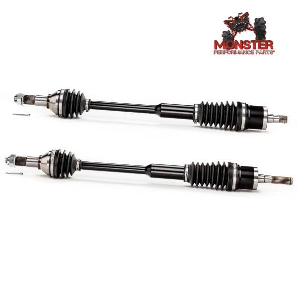MONSTER AXLES - Monster Front CV Axle Pair for Can-Am Maverick 1000 2013-2018, XP Series