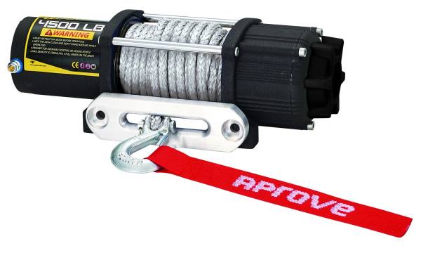 Aprove - Aprove 4500 LB Winch with Dyneema Synthetic Rope