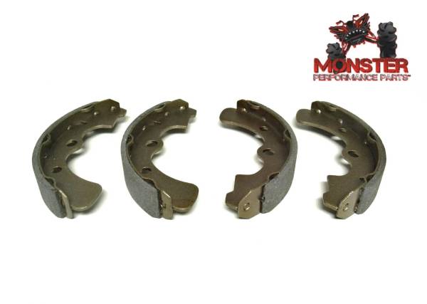 Monster Performance Parts - Set of Front Brake Shoes for Kawasaki Mule 3010 07-08, Mule 4000 4010 09-20