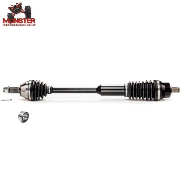 MONSTER AXLES - Monster Front Axle & Wheel Bearing for Polaris RZR 900 XP 900 11-14, XP Series