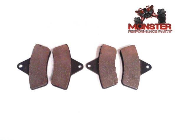 Monster Performance Parts - Monster Front Brake Pad Set for Arctic Cat 250 300 400 500 2x4 4x4 ATV