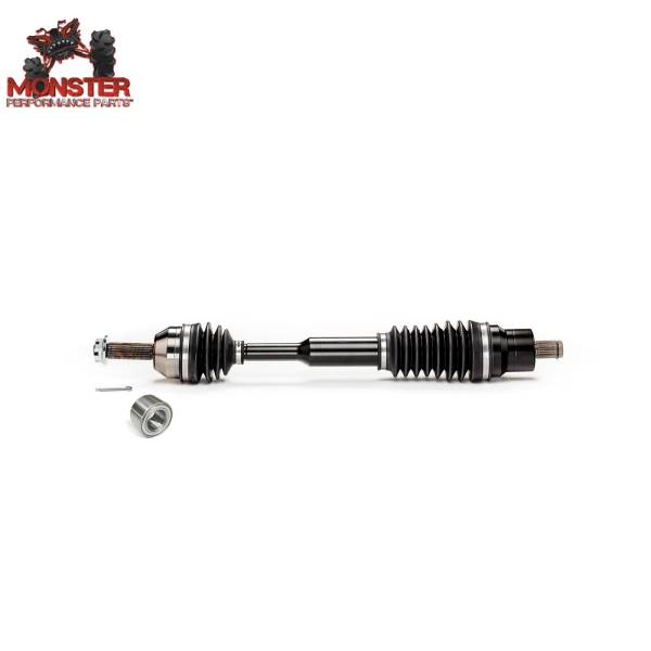 MONSTER AXLES - Monster Front CV Axle with Bearing for Polaris Ranger 500 570 800, XP Series