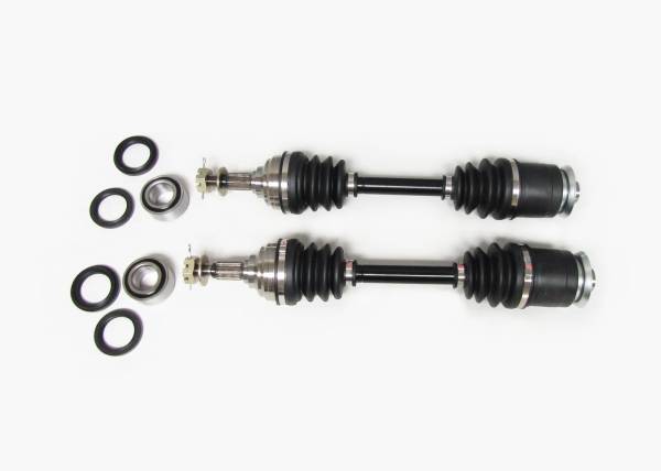 ATV Parts Connection - Front Axle Pair with Wheel Bearing Kits for Arctic Cat 400 454 500, 0402-1709
