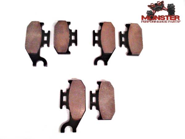 Monster Performance Parts - Monster Brake Pad Set for Bombardier Quest & Traxter 500 650 2001-2004
