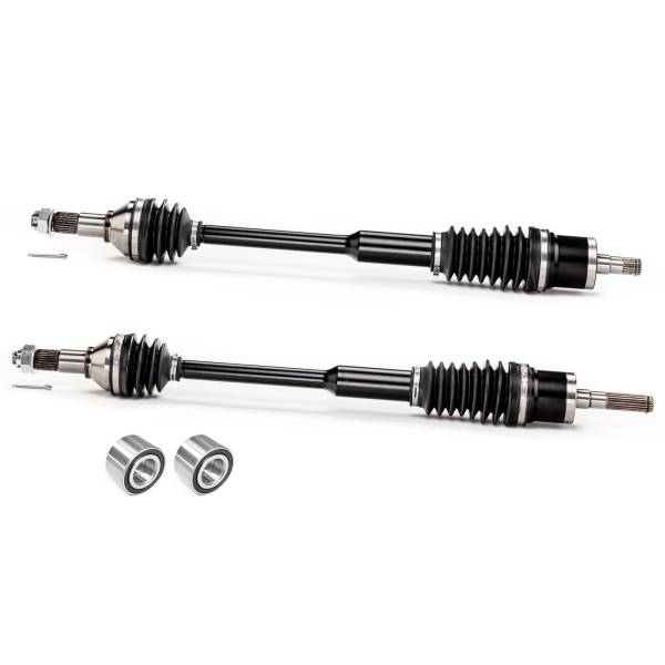 MONSTER AXLES - Monster Front Axle Pair with Bearings for Can-Am Maverick 1000 13-18, XP Series