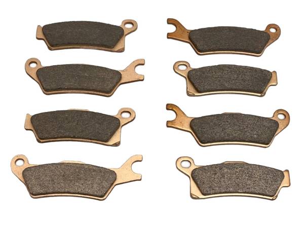 MONSTER AXLES - Monster Brake Pad Set for Can-Am Renegade ATV 705601014, 705601015, Front & Rear