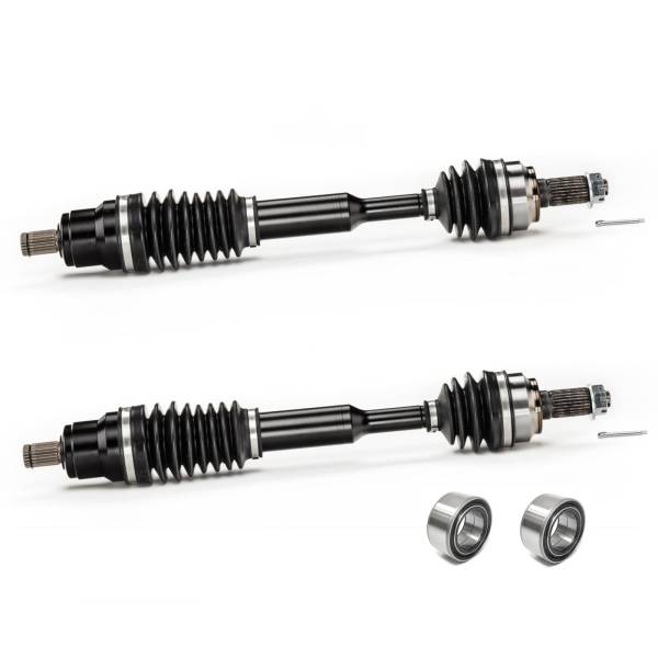 MONSTER AXLES - Monster Front Axles with Bearings for Polaris Sportsman & Scrambler, XP Series