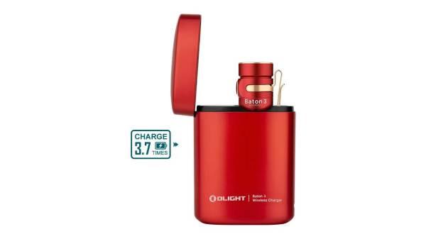 Olight - Olight Baton 3 Rechargeable Pocket Flashlight EDC Premium- Red