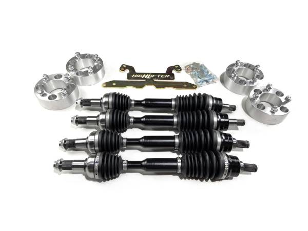 MONSTER AXLES - Monster Axles 2" Lift Set with Spacers for Yamaha Grizzly 700 14-15, XP Series