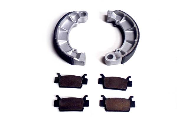 Monster Performance Parts - Set of Brake Pads & Shoes for Honda Foreman 500 05-11 & Rubicon 500 05-14