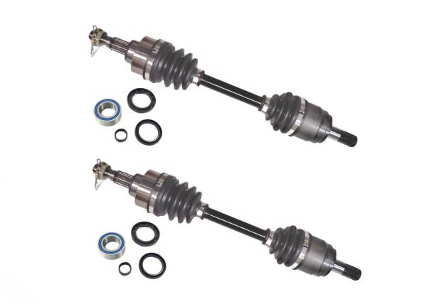 ATV Parts Connection - Front CV Axle Pair with Wheel Bearing Kits for Honda Rancher 350 400 & 420 4x4