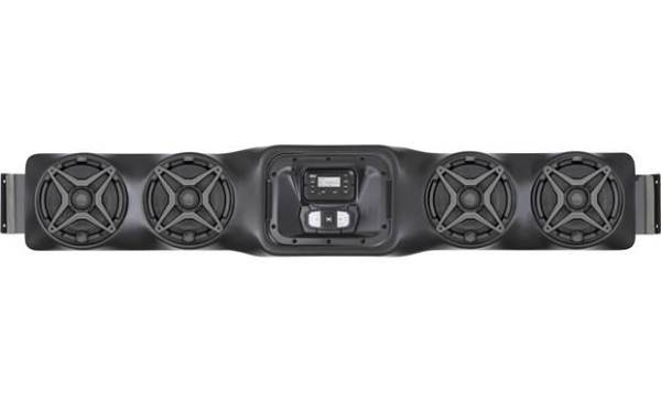 SSV Works - SSV Works Weatherproof 4-Speaker Overhead Sound Bar for Ranger Rhino Viking UTV