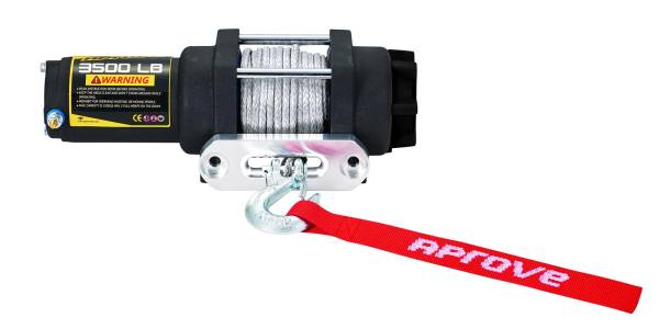 Aprove - Aprove 3500 LB Winch with Dyneema Synthetic Rope