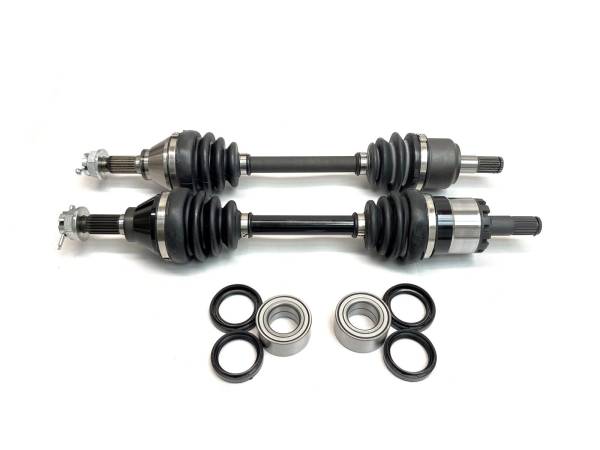 ATV Parts Connection - Front Axle Pair with Wheel Bearing Kits for Kawasaki Brute Force 750 2008-2011