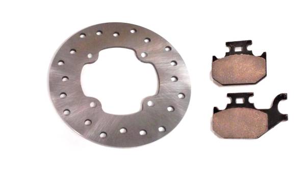 ATV Parts Connection - Rear Brake Rotor with Pads for Can-Am Outlander & Renegade 705600271, 705600604