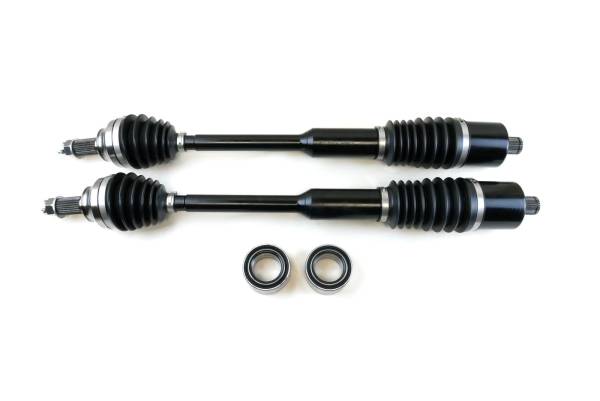 MONSTER AXLES - Monster Axles Front Pair & Bearings for Polaris RZR Turbo/RS1 1333870, XP Series