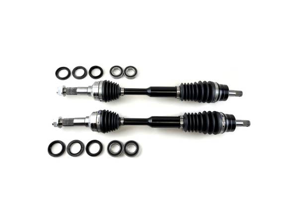 MONSTER AXLES - Monster Axles Front Pair with Bearing Kits for Yamaha Rhino 700 08-13, XP Series