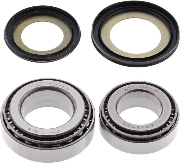 All Balls Racing - All Balls 22-1020 Steering Bearing Kit for Honda Motorcycles