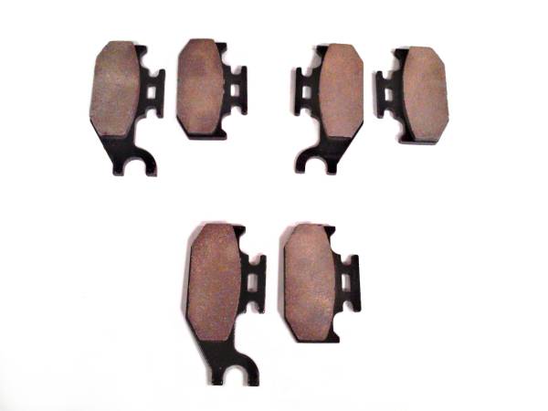 MONSTER AXLES - Set of Brake Pads for Can-Am Outlander, Renegade, DS650 705600349, 705600350