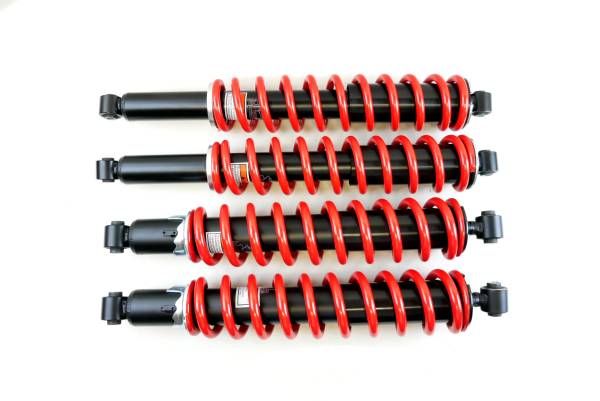 MONSTER AXLES - Monster Full Set of Gas Shocks for Honda Pioneer 700 & 700-4 2014, Linear