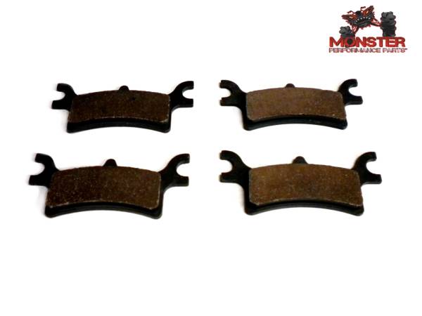 MONSTER AXLES - Monster Rear Brake Pad Set for Polaris 6x6 Sportsman 800 & Forest 800, 2202414