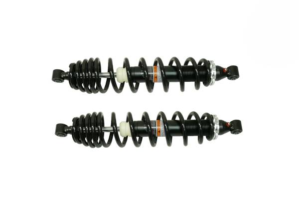 MONSTER AXLES - Monster Rear Monotube Shocks for Polaris Sportsman & Ranger 7043374, Red