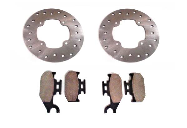 ATV Parts Connection - Front Brake Rotors with Pads for Can-Am Renegade 500 & 800 ATV, 705600271