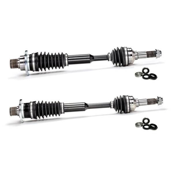 MONSTER AXLES - Monster Axles Rear Pair with Bearing Kits for Yamaha Rhino 450 & 660 2004-2009