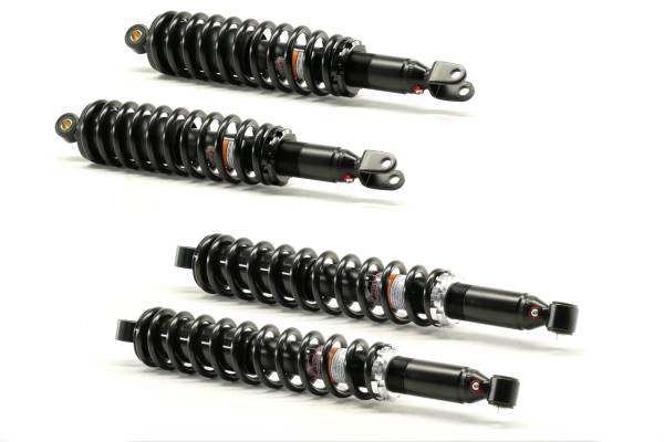 MONSTER AXLES - Monster Set of Monotube Shocks for Honda Rincon 650 2003-2005, Black