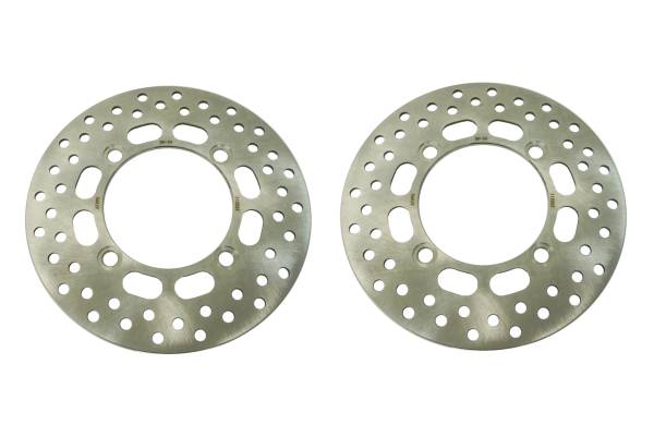 ATV Parts Connection - Pair of Front Brake Rotors for Suzuki King Quad ATV, 59211-31G00, 59211-31G10