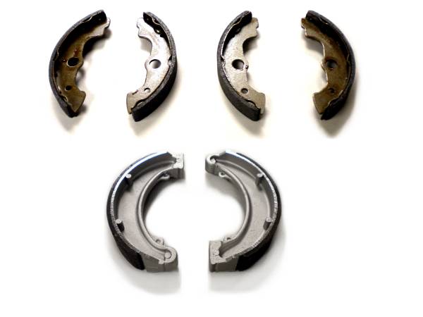 MONSTER AXLES - Monster Set of Front & Rear Brake Shoes for Honda FourTrax 300 4x4 1988-2000