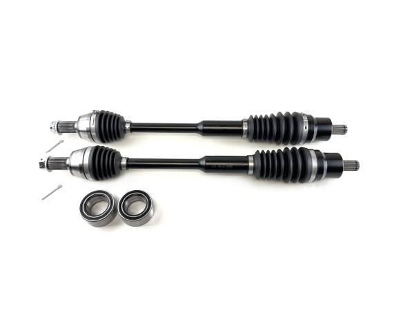 MONSTER AXLES - Monster Axles Front Pair & Bearings for Polaris Diesel Ranger 1332858, XP Series