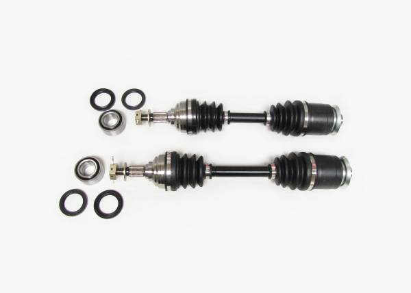 ATV Parts Connection - Front Axle Pair with Wheel Bearing Kits for Arctic Cat 300 1998-2001 & 500 2001