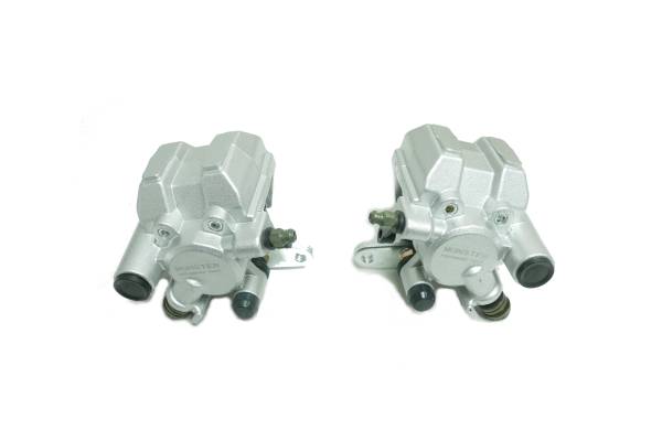 Monster Axles - Front Brake Calipers with Pads for Yamaha ATV 5LP-2580T-00-00, 5LP-2580U-00-00