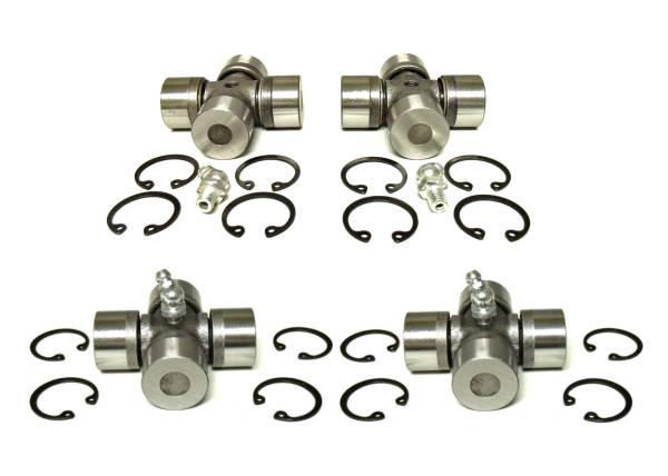 ATV Parts Connection - Precision Drive Shaft Universal Joint Set for Can-Am 715900183, 715900326, Front & Rear, Reduced Vibration, Quality Tested, Heat-Treated, Set of 4, ATVPC