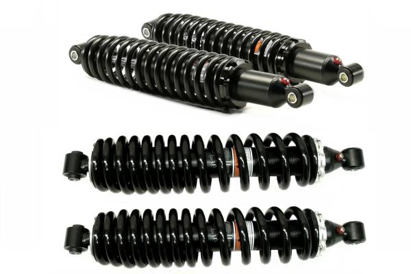 MONSTER AXLES - Monster Performance Front Shocks for Yamaha Rhino 700 2008-2013, Front & Rear, Monotube, Responsive Handling, Optimal Damping, Quality Tested, Gas-charged, Anti-foam, Anti-shear, Adjustable